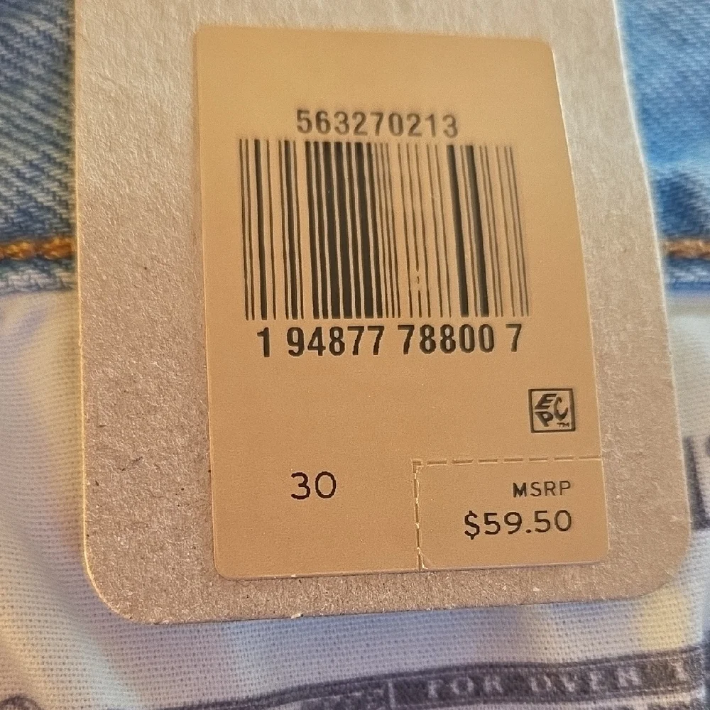 Levi's 501 Light Blue Distressed Jean Shorts‎
